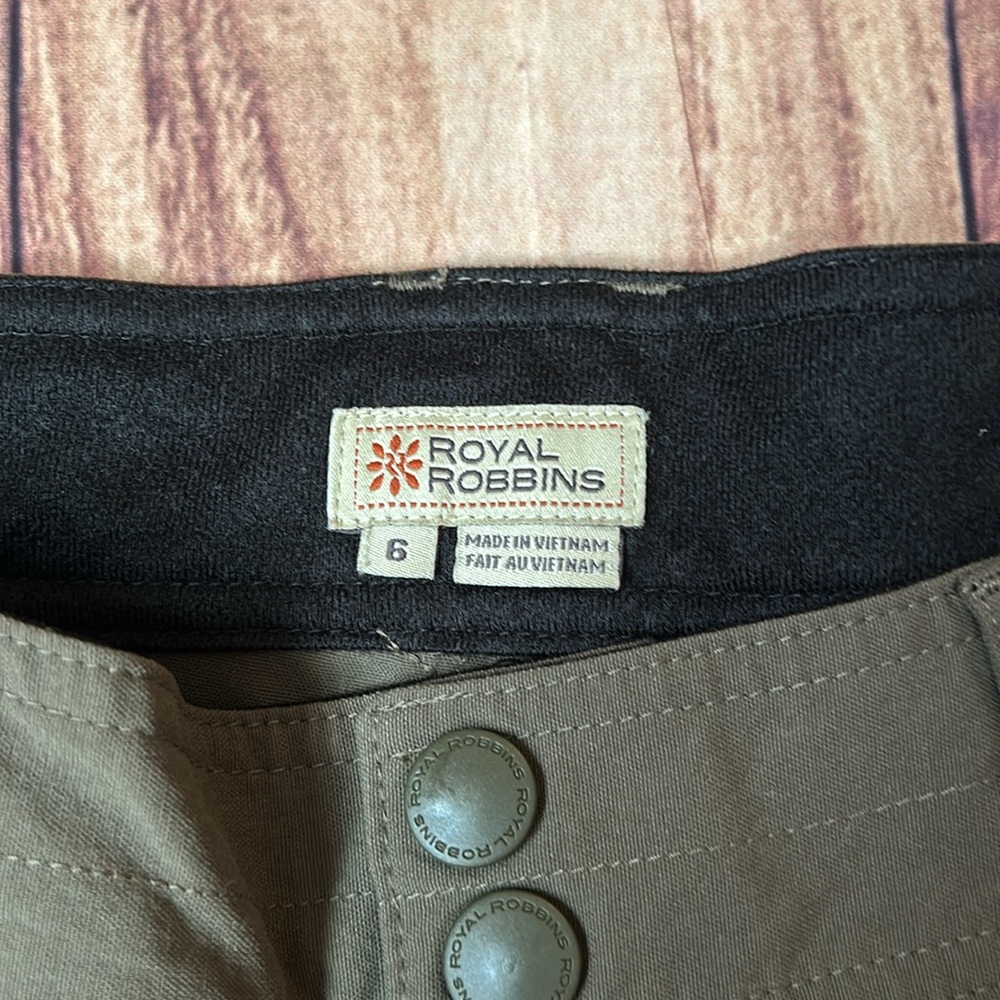 Royal Robbins Women's Boot Cut Pants in Olive Brown - Picture 8 of 8
